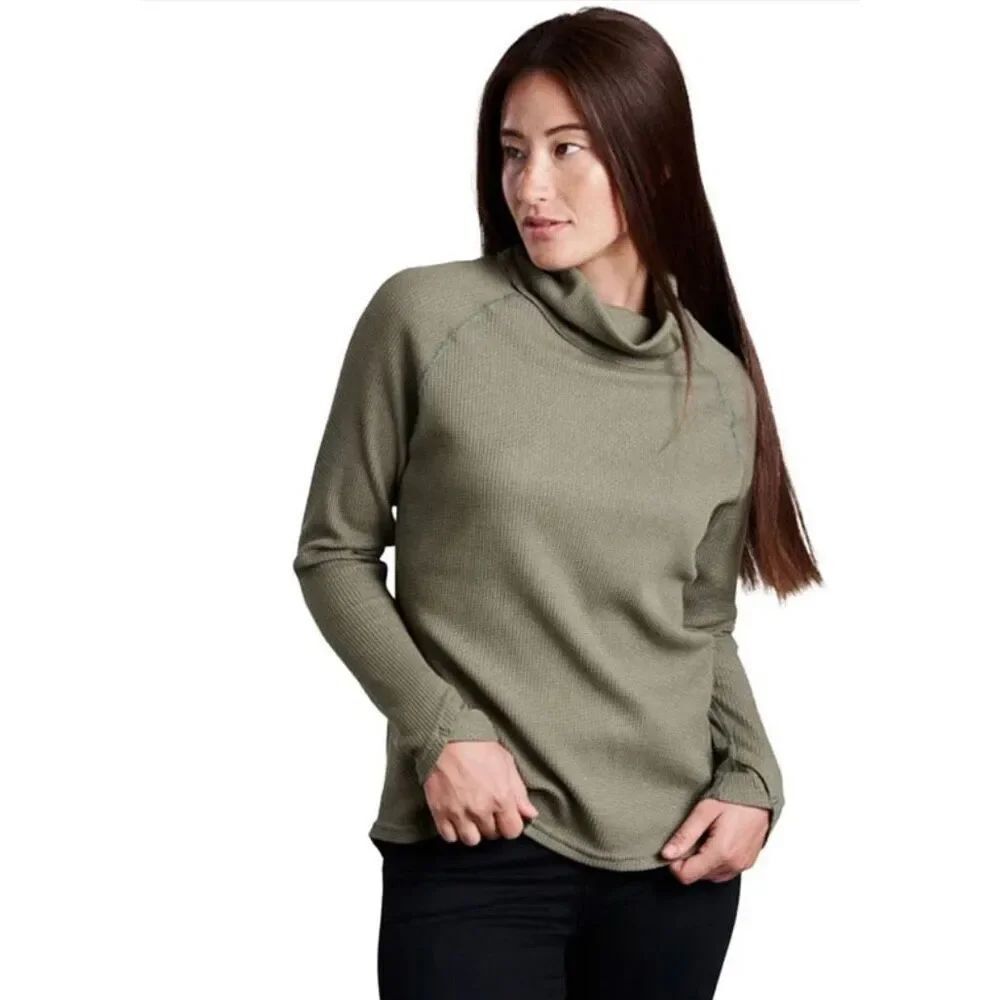 ✨Kuhl Women's Petra Turtleneck Sage Green Sz Medium Top✨